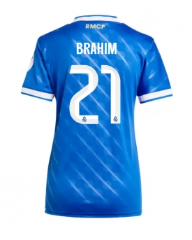 Real Madrid Brahim Diaz #21 Maglia Gara Terza Repliche 2025-26 Donna Maniche Corte Real Madrid Brahim Diaz #21 Maglia Gara Terza Repliche 2025-26 Donna Maniche Corte